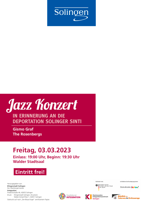 Plakat Jazz-Konzert 2023 A3